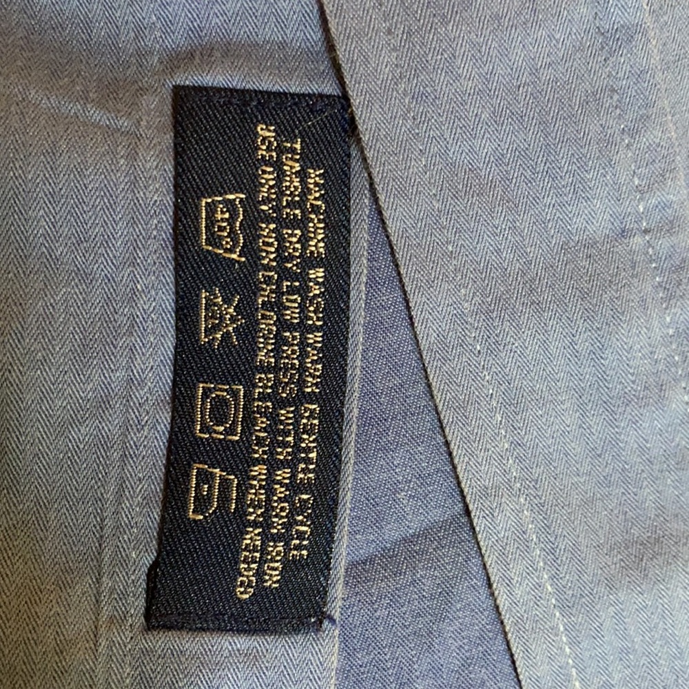 Stanley Blacker Classic Blue Button Down Shirt - image 6